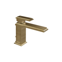 Gessi Eleganza смеситель для раковины на 1 отверстие, без донного клапана, цвет: античная бронза - Gidratop.ru изображение