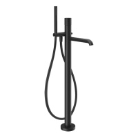 GESSI HABITO CESELLO смеситель для ванны напольный, однорычажный, цвет Black XL - Gidratop.ru изображение