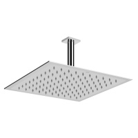 Gessi Emporio shower верхний душ потолочный, поворотная с шарниром, с защитой от известкового налёта, цвет: Mirror Steel
