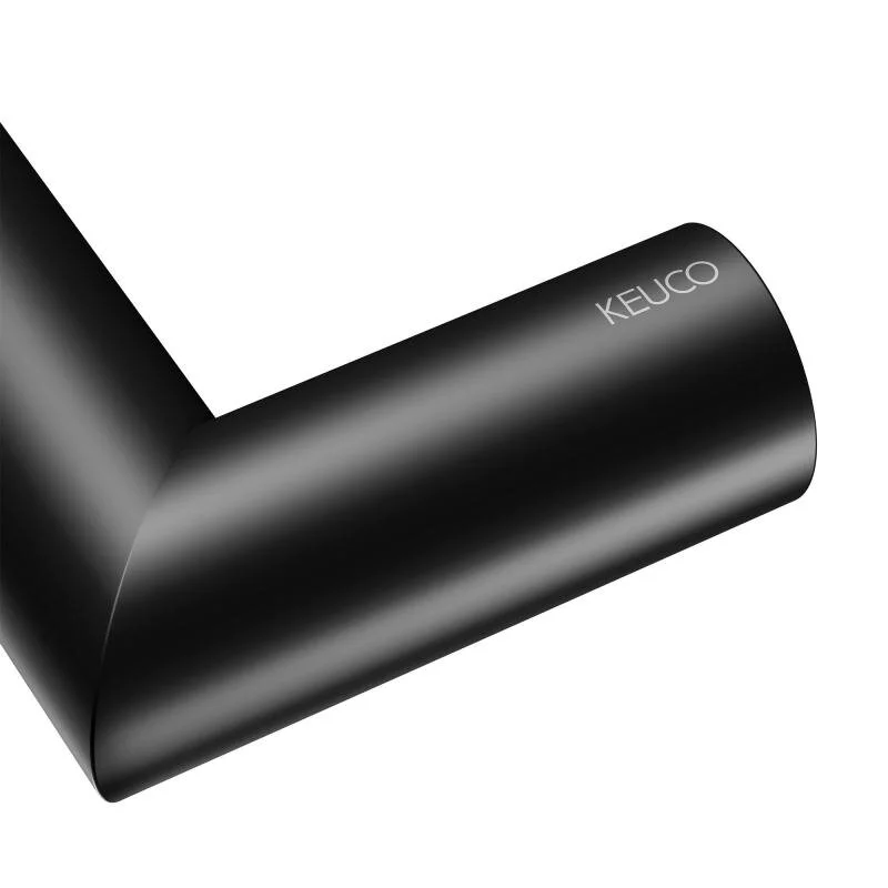 Поручень Keuco Reva 12807370000, 30 см, цвет черный матовый - Gidratop.ru изображение