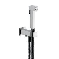 Gessi Rettangolo гигиенический душ, вывод воды на 1/2, цвет: хром - Gidratop.ru изображение