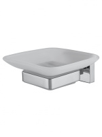 Мыльница с держателем WONZON & WOGHAND FLAT, Хром (WW-9722) - Gidratop.ru изображение