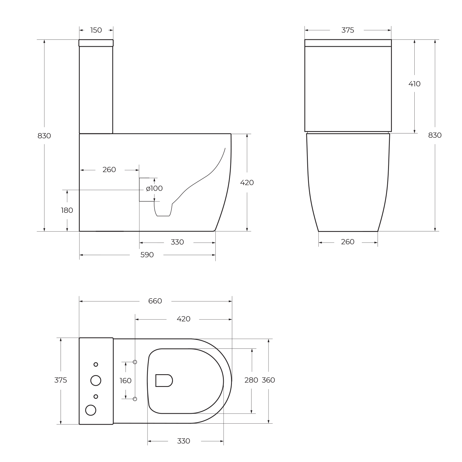 Унитаз-компакт безободковый BelBagno MARINO BB105CPR/BB105SC - Gidratop.ru изображение
