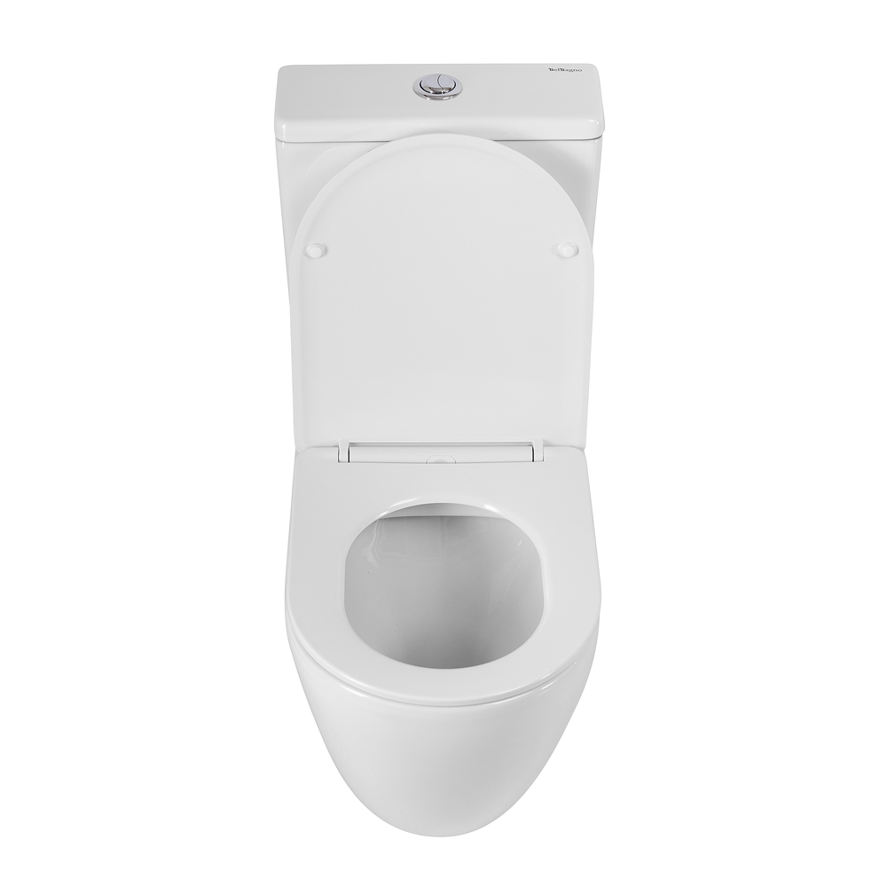 Унитаз-компакт безободковый BelBagno SFERA-R BB2141CPR/SC/BB2141T - Gidratop.ru изображение