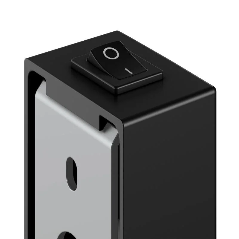 Зеркало косметическое Keuco iLook_move 17612139004, с подсветкой, хром черный шлифованный - Gidratop.ru изображение
