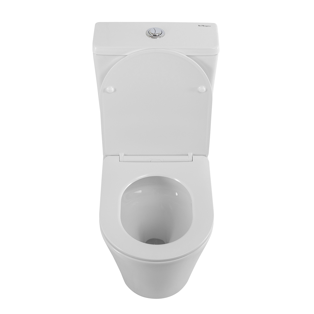 Унитаз-компакт безободковый BelBagno FLAY-TOR BB2149CP-TOR/BB2149T/BB089SC - Gidratop.ru изображение