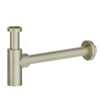Newform X-STEEL 316 Сифон для раковины под донный клапан, L=300 мм цвет: PVD Brushed pale gold - Gidratop.ru изображение