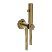 GESSI INCISO гигиенический душ на 1/2, цвет: warm bronze brushed pvd - Gidratop.ru изображение