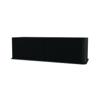 IDRA Тумба подвесная под раковину с двумя выдвижными ящиками 55813 Nero opaco, 144x50x42 - Gidratop.ru изображение