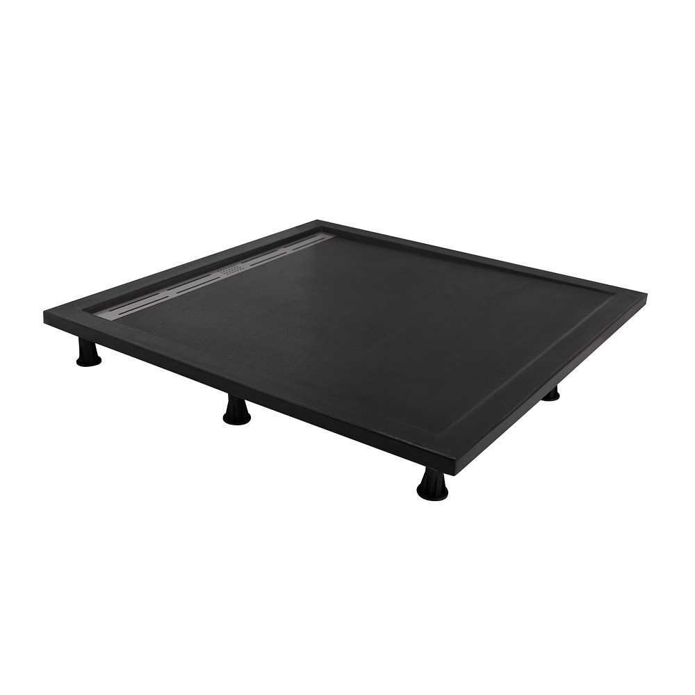 Поддон из искусственного мрамора CEZARES TRAY-AS-A-100-30-NERO - Gidratop.ru изображение