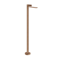 GESSI  INVERSO RIGATO внешняя часть напольного смесителя для раковины, цвет: Copper Brushed PVD - Gidratop.ru изображение