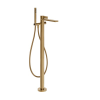 GESSI  INVERSO DIAMANTATO внешняя часть напольного смесителя для ванны с перекл и ручным душем , цвет: Warm Bronze Br PVD