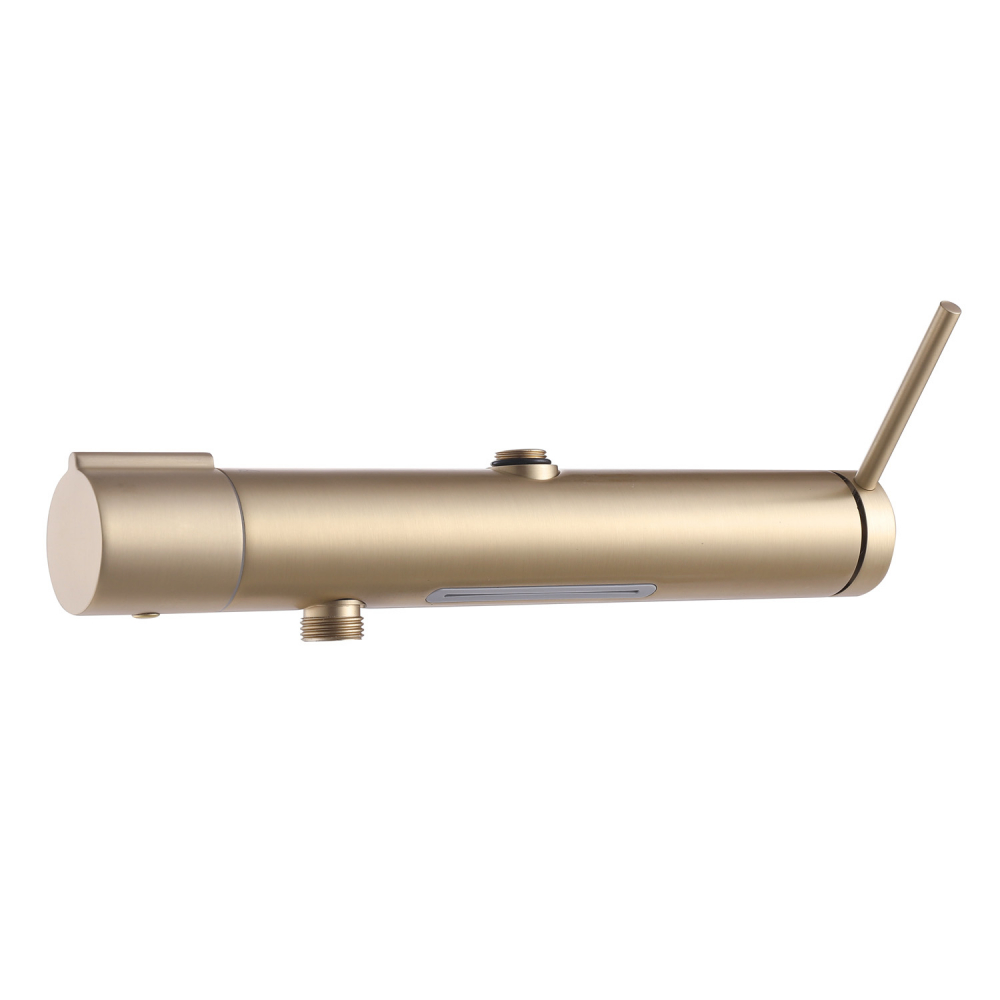 Душевая стойка ABBER Emotion AF8816GL с изливом, золото матовое - Gidratop.ru изображение