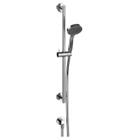 Gessi Emporio shower штанга в комплекте с душевой лейкой на 3 позиции, шланг 1,50 м и вывод воды, цвет: Chrome - Gidratop.ru изображение