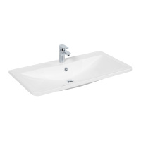 Раковина из литьевого мрамора, 900х455х145, BB900/455-LV-MR-ALR - Gidratop.ru изображение