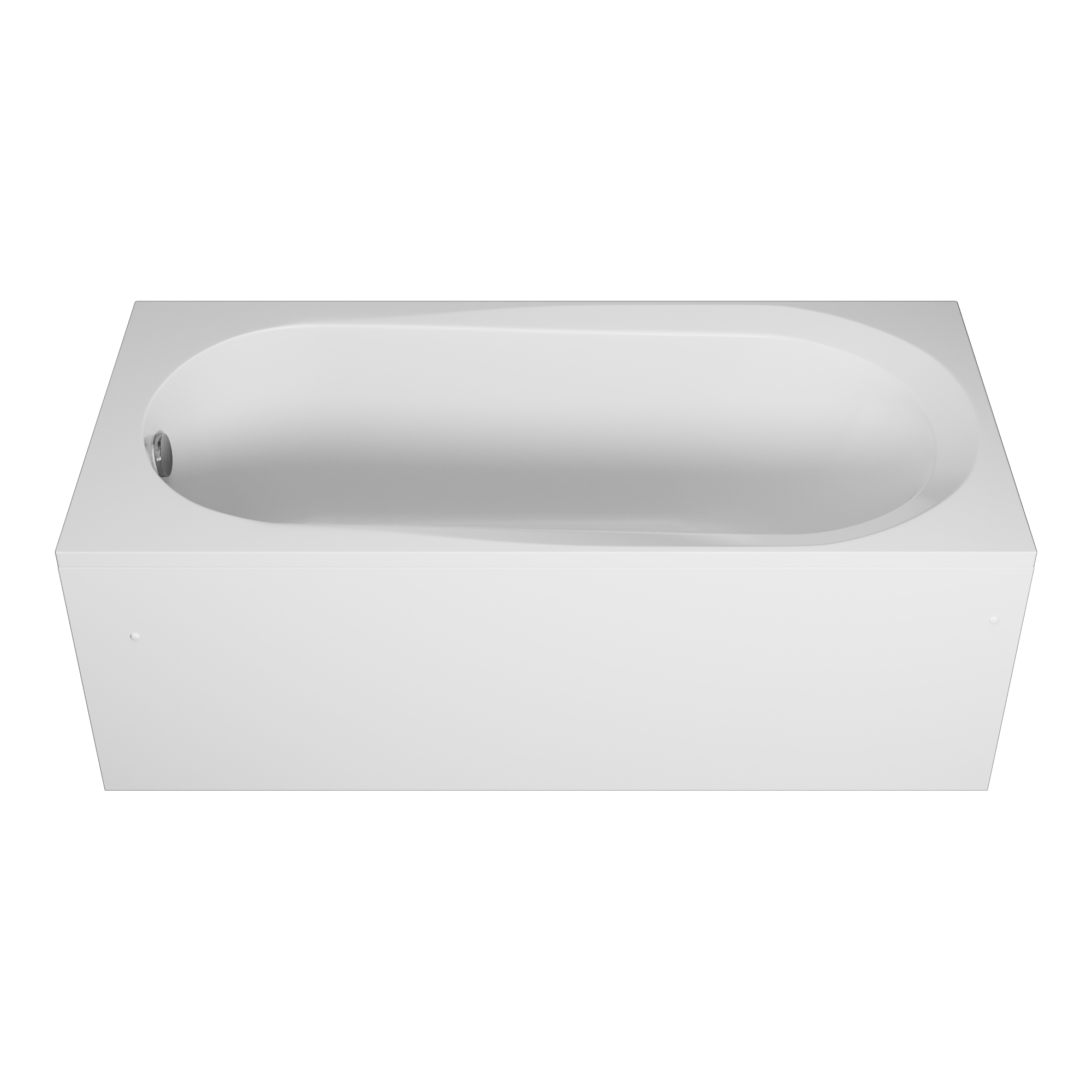 Ванна акриловая Vincea VBT-2B150-LG с ножками 1500*700*480, пристенная, цвет белый - Gidratop.ru изображение
