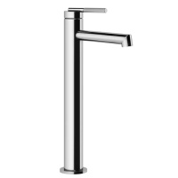 Gessi Ingranaggio смеситель для раковины высокий с коротким изливом. Без донного клапана, цвет: хром - Gidratop.ru изображение