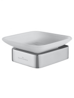 Мыльница с держателем WONZON & WOGHAND LOTTE, Хром (WW-8322) - Gidratop.ru изображение