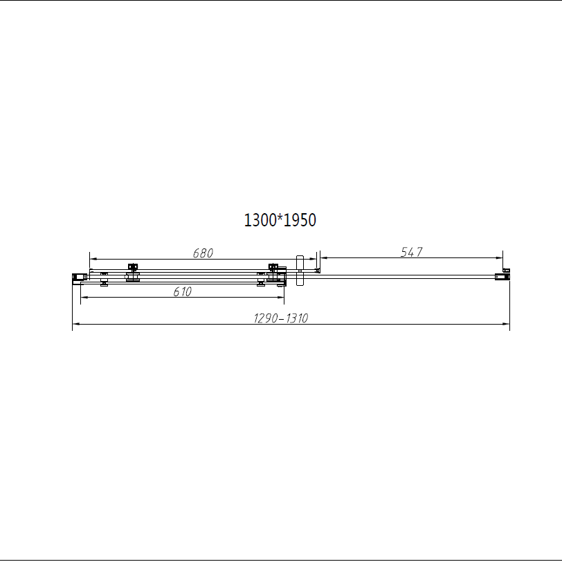 Душевой уголок Como-N VSR-4CN1013CGB, 1300*1000, черный, стекло тонированное - Gidratop.ru изображение