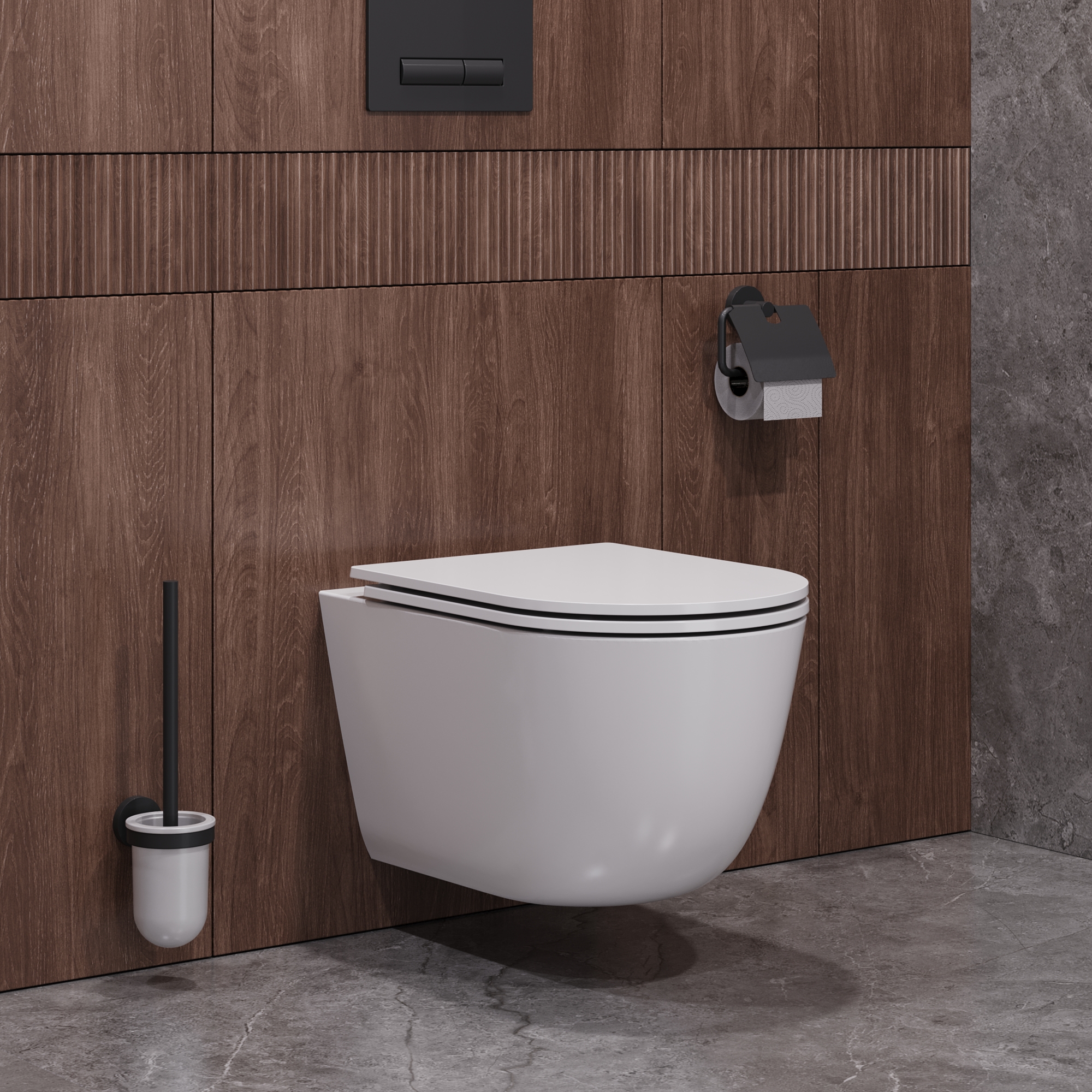 Унитаз подвесной безободковый с сиденьем CEZARES RELAX CZR-3806-53-TH-TOR/SC - Gidratop.ru изображение