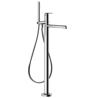 Gessi Ingranaggio напольный смеситель для ванны (внешние части), цвет: хром - Gidratop.ru изображение