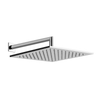 Gessi Emporio shower верхний душ для настенного крепления, поворотная, с защитой от известкового налёта, цвет: Chrome - Gidratop.ru изображение