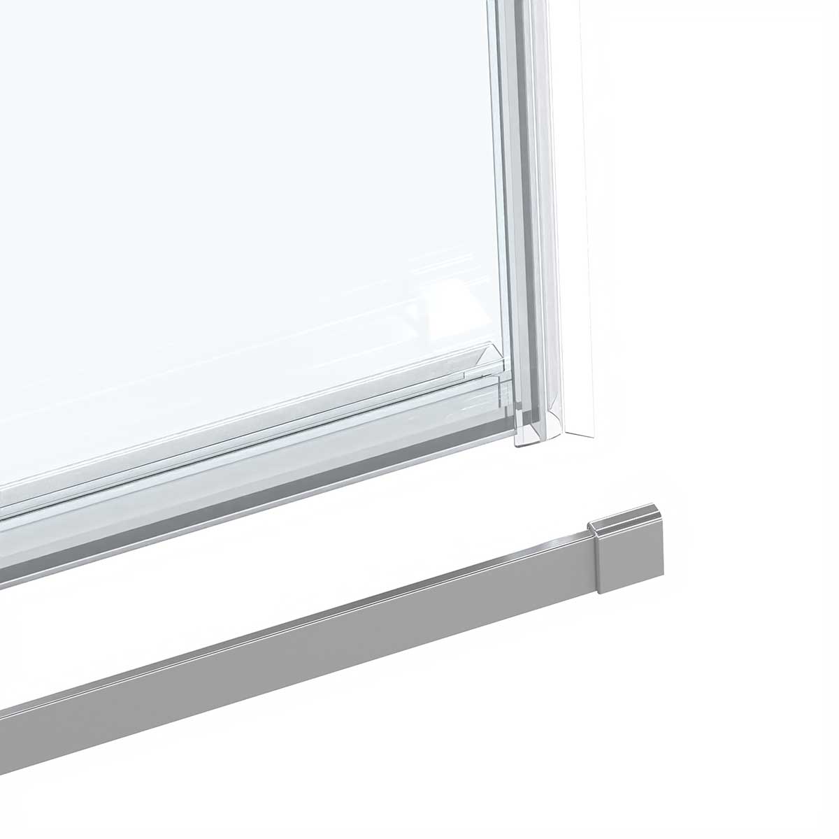 Душевой уголок Como Soft VSR-1CS9014CL, 1400*900, хром, стекло прозрачное - Gidratop.ru изображение