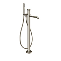 GESSI Origini смеситель  наполньный для ванны, с ручной лейкой, в комплекте вставка., цвет: Nickel PVD - Gidratop.ru изображение