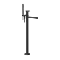 Gessi Anello напольный смеситель для ванны (внешние части), цвет:Black XL - Gidratop.ru изображение