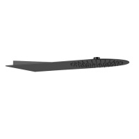 GESSI Tremillimetri верхний душ для настенного крепления 300х550 мм, цвет Black Metal Brushed PVD - Gidratop.ru изображение