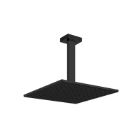Gessi Rettangolo верхний душ для потолочного крепления 300x300мм, цвет: черный - Gidratop.ru изображение