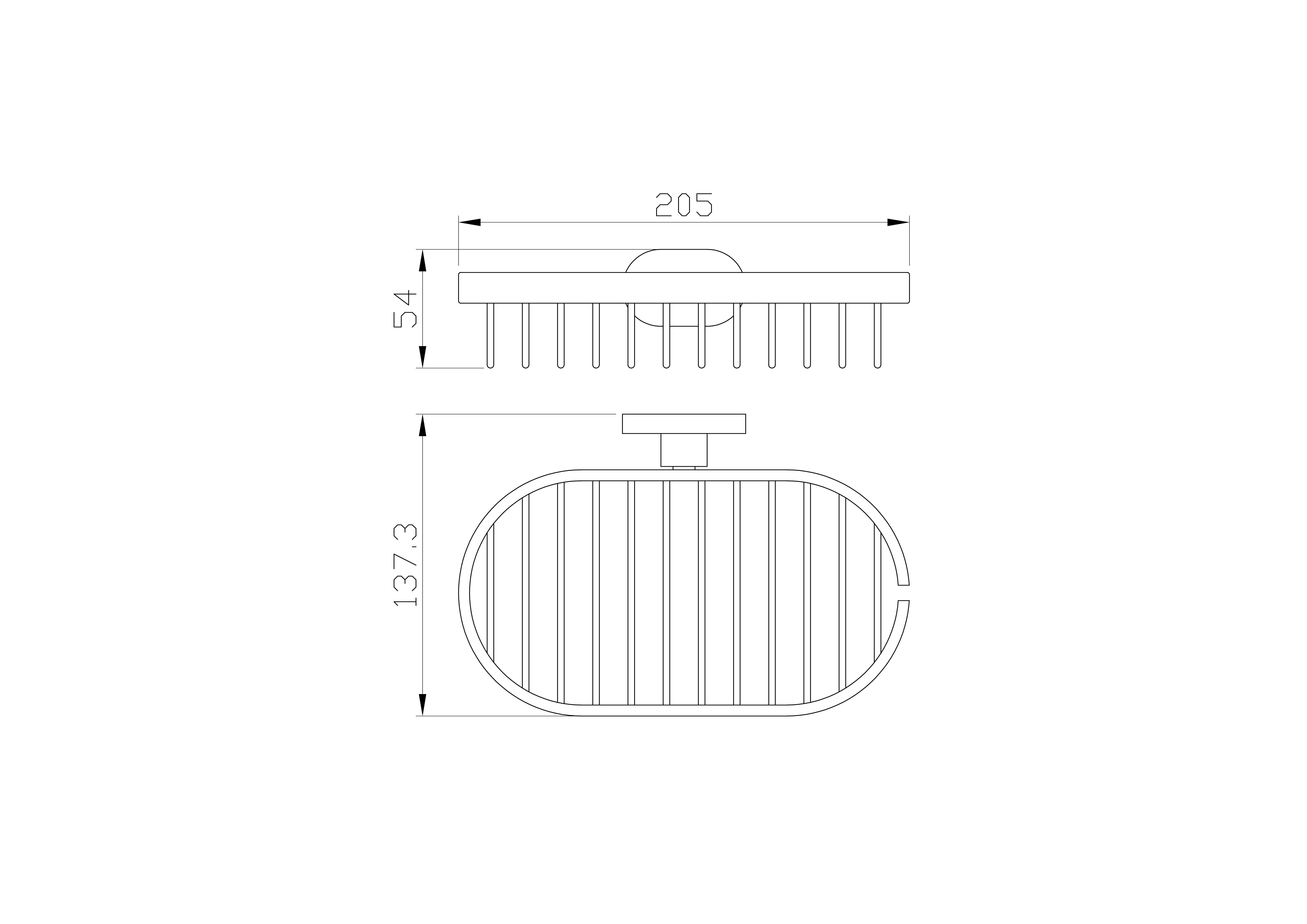 Мыльница с держателем WONZON & WOGHAND FIRST, Глянцевое золото (WW-8424-LG) - Gidratop.ru изображение