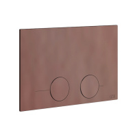 GESSI клавиша смыва для унитаза, двойная, для систем инсталляций TECE, цвет Copper Brushed PVD - Gidratop.ru изображение