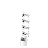 GESSI INCISO встраиваемый термостатический смеситель на 4 источника, резьба 3/4 (внешние части), цвет: хром
