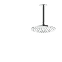 GESSI INCISO потолочная верхний душ шарнирная на 1/2, Oslash;200мм, длина изготавливается под заказ, цвет: хром - Gidratop.ru изображение