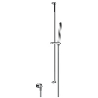 Gessi Goccia душевая штанга с ручным душем и выводом воды из стены, цвет: хром - Gidratop.ru изображение