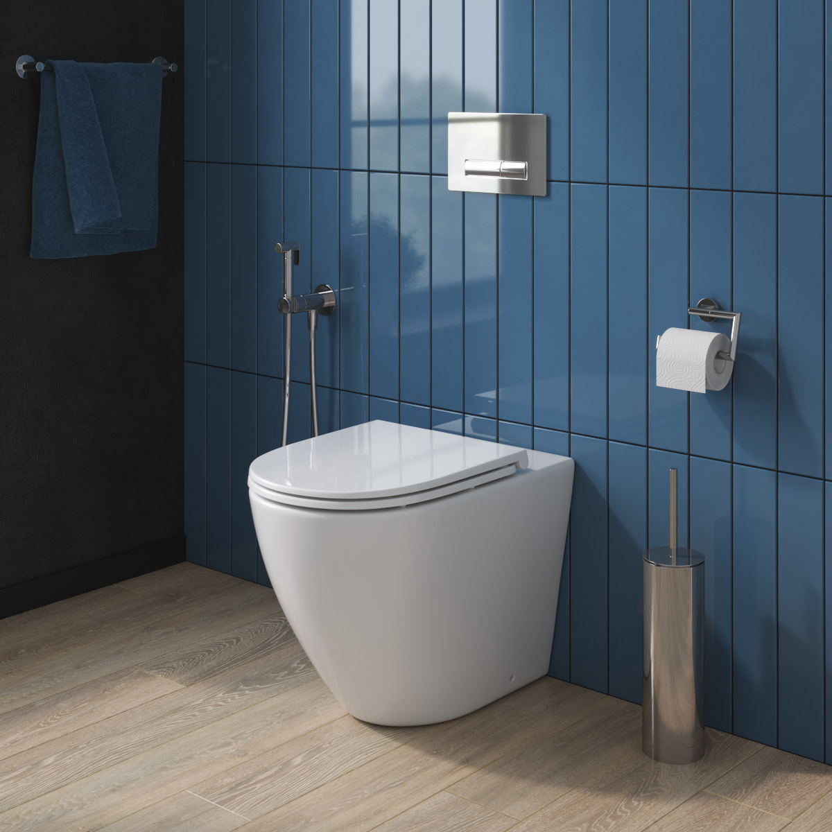 Унитаз приставной безободковый BelBagno SFERA-R BB2141CBR/BB870SC - Gidratop.ru изображение