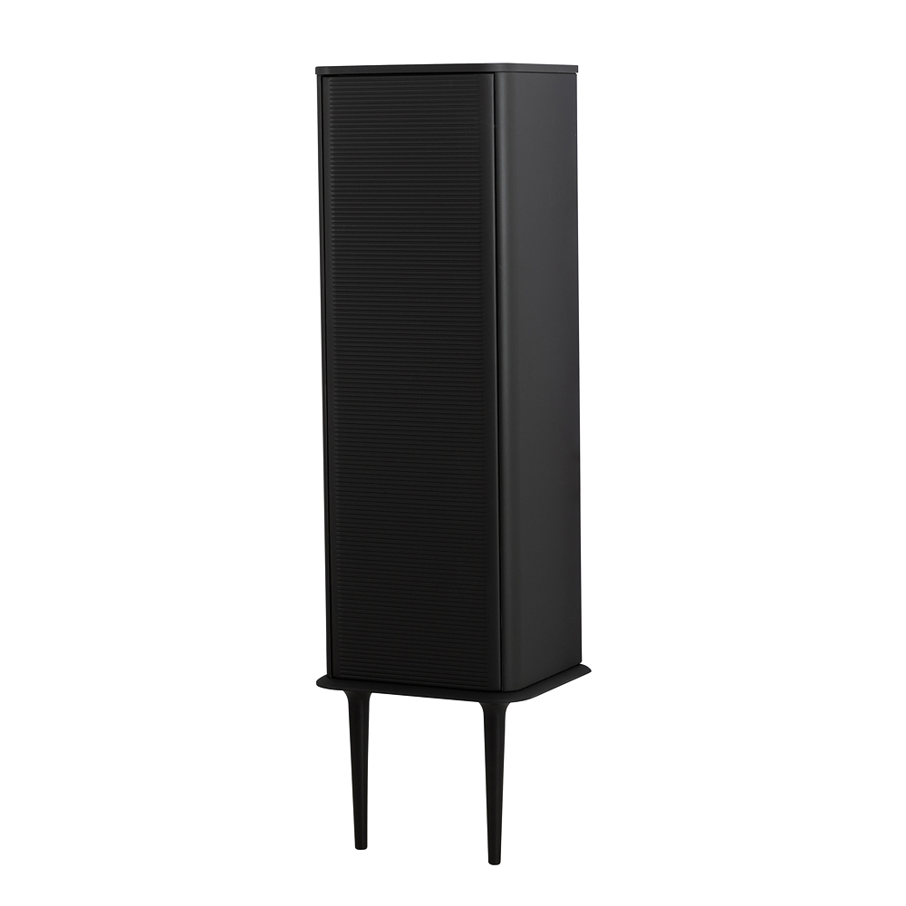 IDRA Колонна подвесная с дверью, реверсивная 55819 Nero opaco, 47,5x37x123 - Gidratop.ru изображение