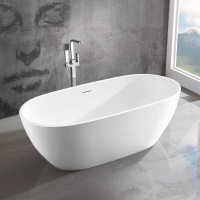 Ванна акриловая Vincea VBT-408-1800, 1800*815*580, цвет белый, щелевой перелив - Gidratop.ru изображение