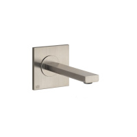 Gessi Emporio Via manzoni настенный излив длинный, комбинируемый с удаленным управлением, цвет: Finox Brushed Nickel - Gidratop.ru изображение