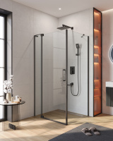 Душевой уголок CEZARES SLIDER-AH-1-90-90/100-C-NERO - Gidratop.ru изображение