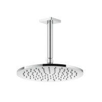 GESSI Rilievo потолочная верхний душ шарнирная на 1/2, Oslash;250мм, длина изгот. под заказ (105 - 1855мм), цвет: хром - Gidratop.ru изображение