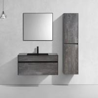 База под раковину Chiara 1000 подвесная, 1 выкатной ящик soft-close, G.Stone - Gidratop.ru изображение