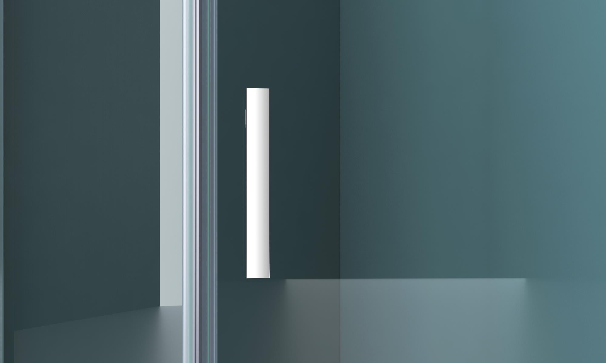 Душевой уголок BelBagno KRAFT-P-1-100-C-Cr-R - Gidratop.ru изображение