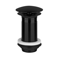 Gessi донный клапан свободного слива 1 1/4, без перелива, цвет: Black XL