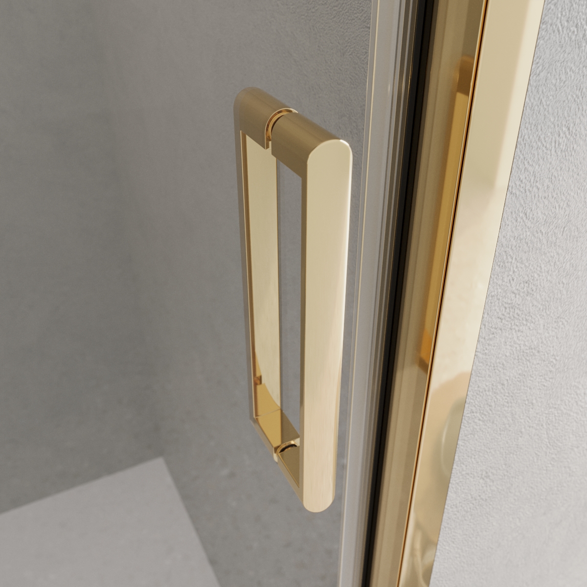 Душевая дверь BelBagno LUCE-BF-1-100-C-ORO - Gidratop.ru изображение