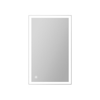Зеркало с встроенным светильником и сенсорным выключателем SPC-GRT-500-800-LED-TCH, 12W, 220-240V, 500x30x800 - Gidratop.ru изображение
