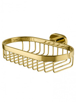 Мыльница с держателем WONZON & WOGHAND FIRST, Глянцевое золото (WW-8424-LG) - Gidratop.ru изображение