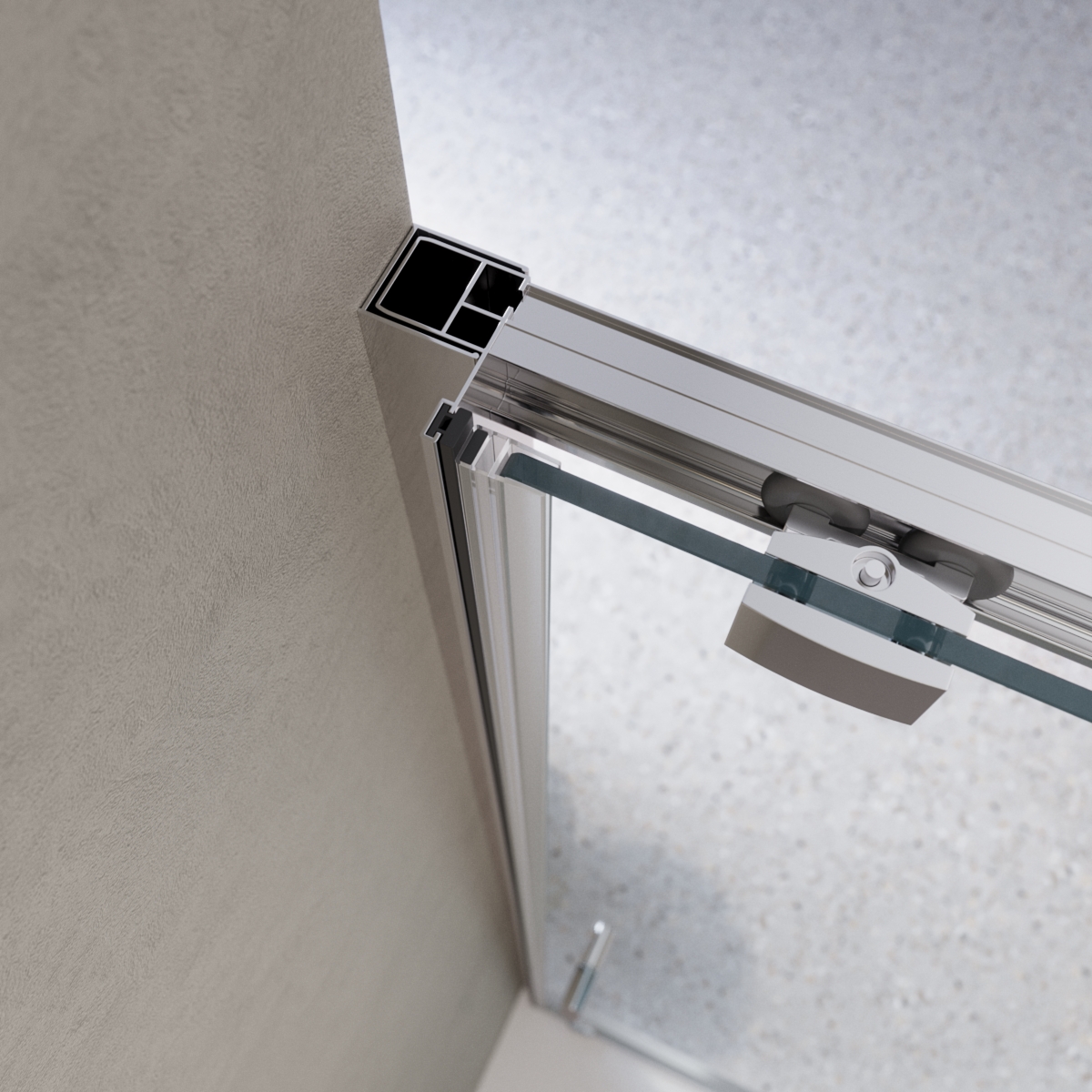 Душевая дверь BelBagno LUCE-BF-1-140-C-Cr - Gidratop.ru изображение
