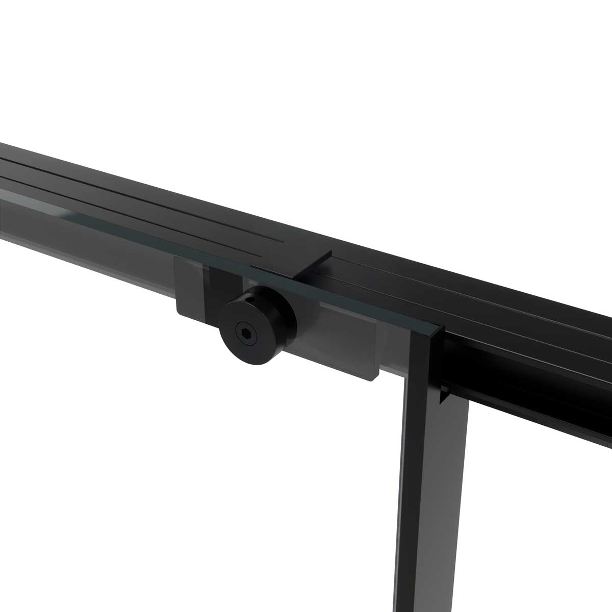 Душевой уголок Slim Soft VSR-1SS8012CLB, 1200*800, черный, стекло прозрачное - Gidratop.ru изображение